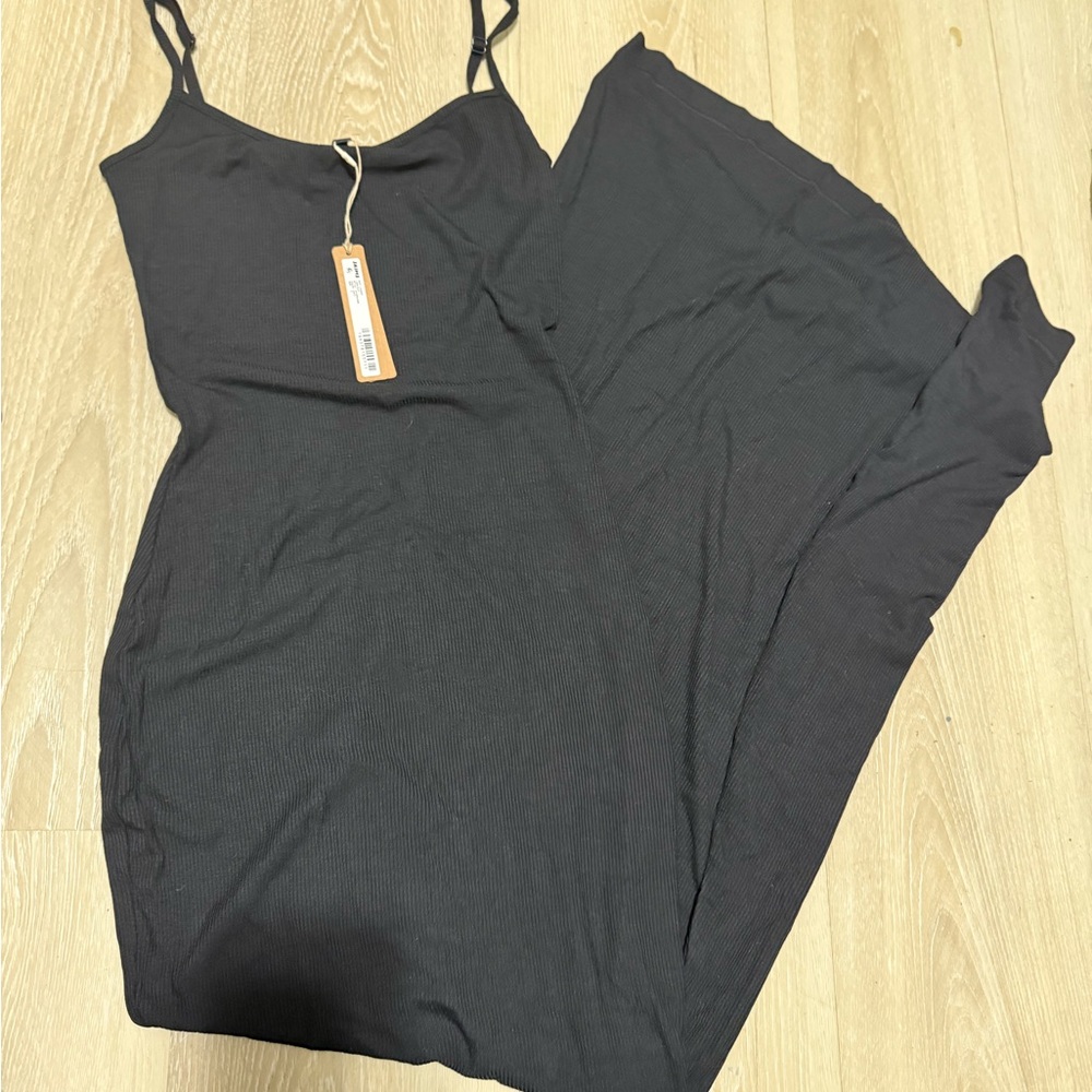 SKIMS Dark Gray Shapewear Set